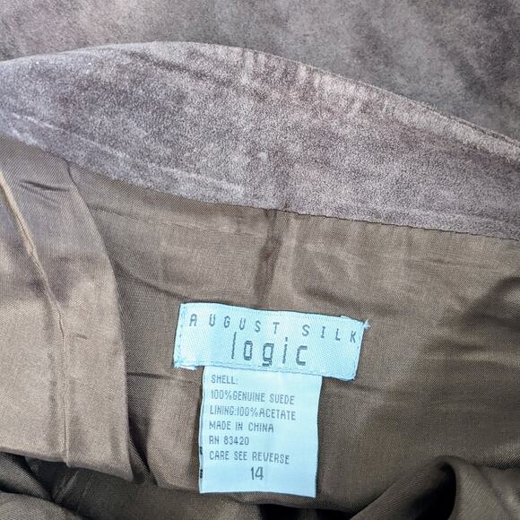 Genuine Suede August Silk Logic Maxi Skirt - Picture 4 of 4